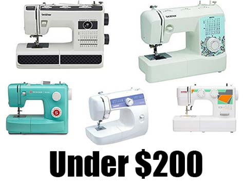 best sewing machines under $200 dollars